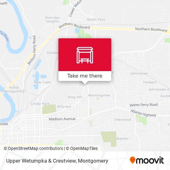 Upper Wetumpka & Crestview map