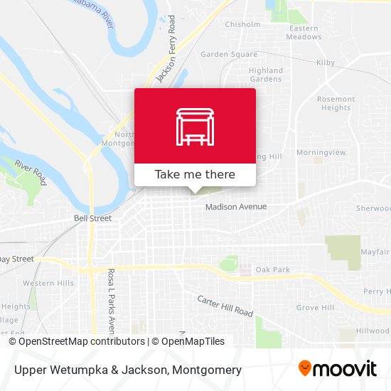 Mapa de Upper Wetumpka & Jackson