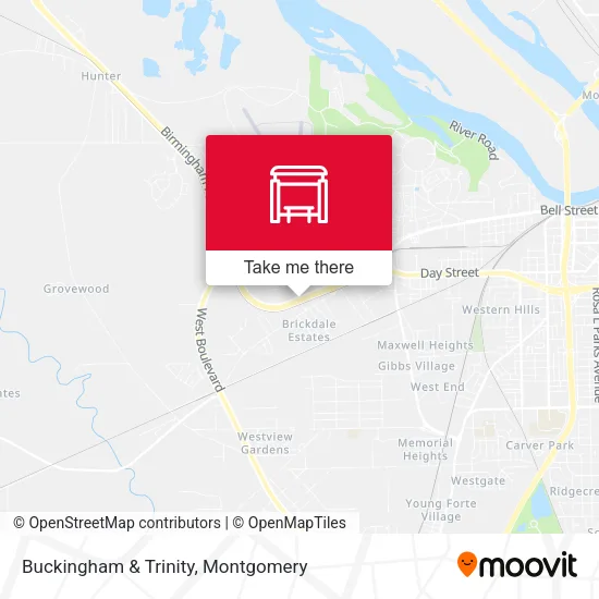 Buckingham & Trinity map