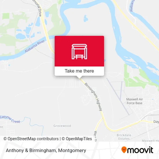 Mapa de Anthony & Birmingham