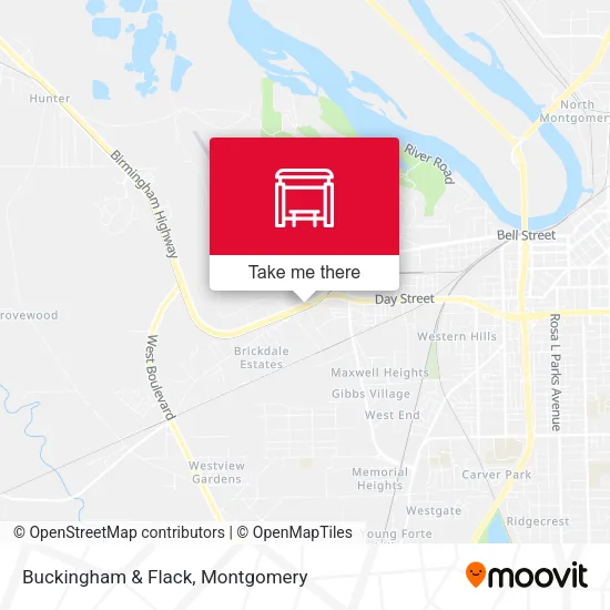 Buckingham & Flack map