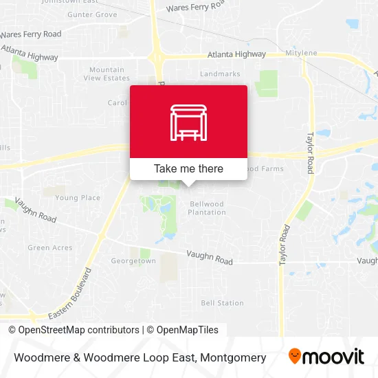 Woodmere & Woodmere Loop East map