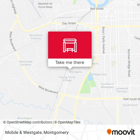 Mobile & Westgate map