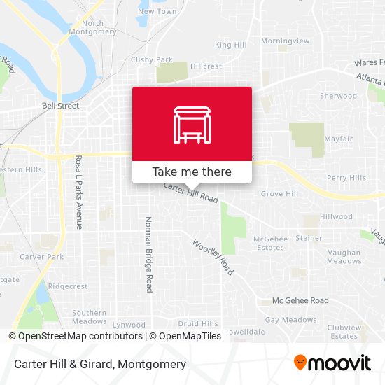 Carter Hill & Girard map