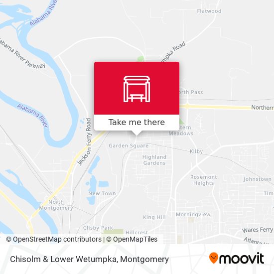 Chisolm & Lower Wetumpka map
