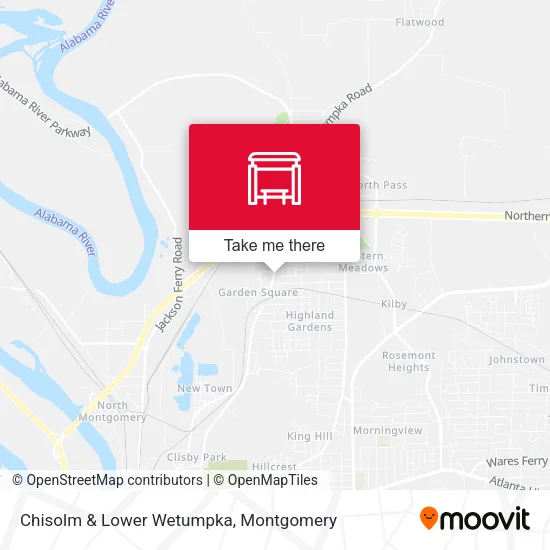 Chisolm & Lower Wetumpka map