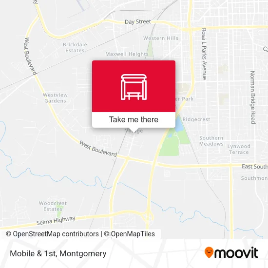 Mapa de Mobile & 1st