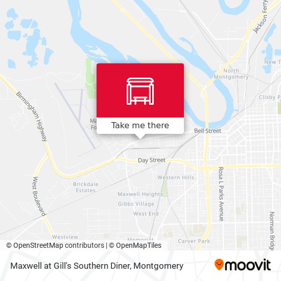 Mapa de Maxwell at Gill's Southern Diner