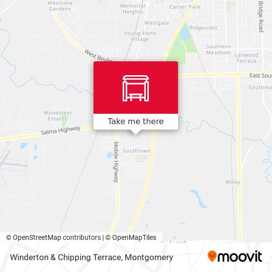 Winderton & Chipping Terrace map