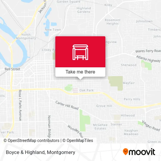 Boyce & Highland map