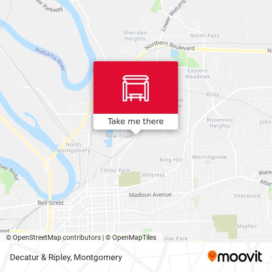 Decatur & Ripley map
