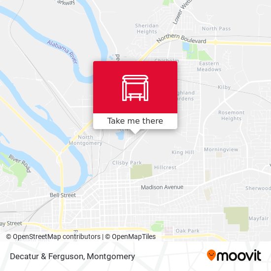 Decatur & Ferguson map