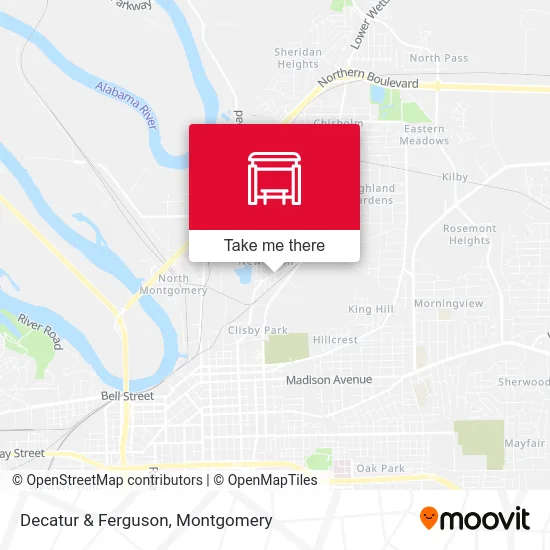 Decatur & Ferguson map