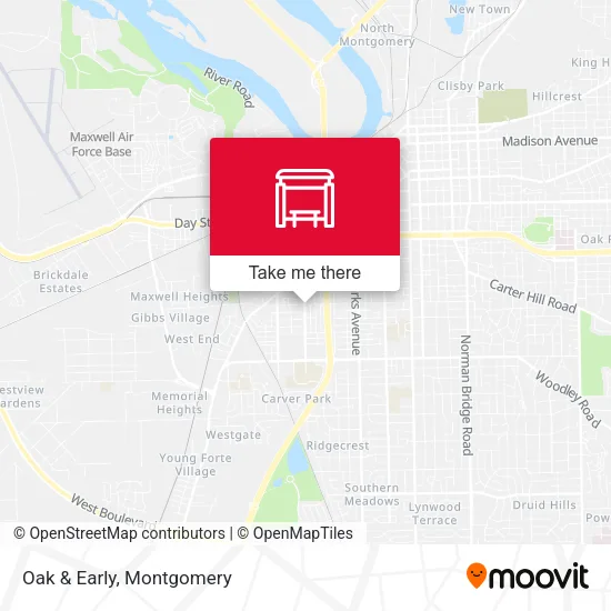 Mapa de Oak & Early