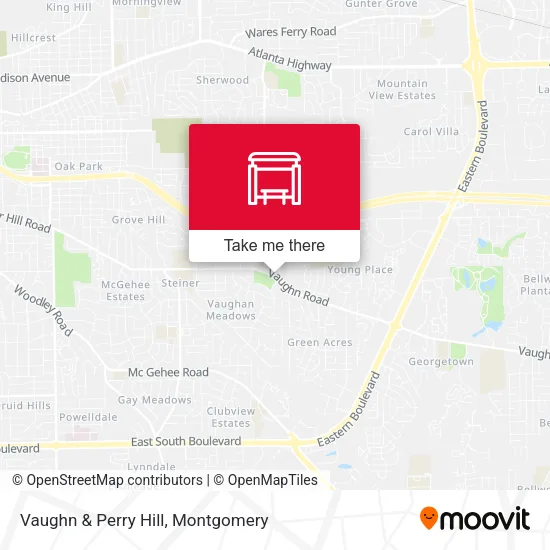 Vaughn & Perry Hill map