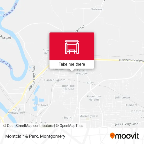 Montclair & Park map