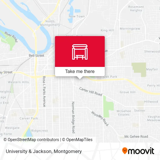 Mapa de University & Jackson