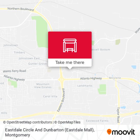 Eastdale Circle And Dunbarton (Eastdale Mall) map