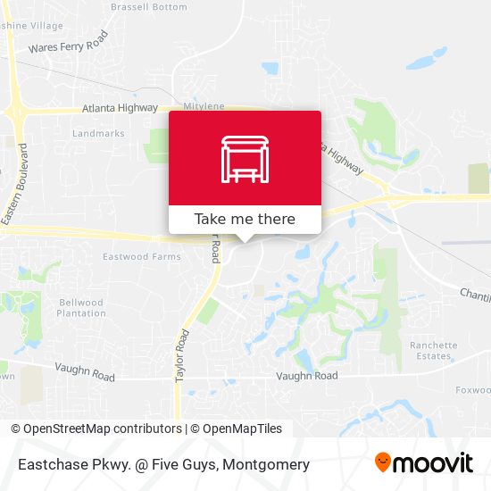 Eastchase Pkwy. @ Five Guys map