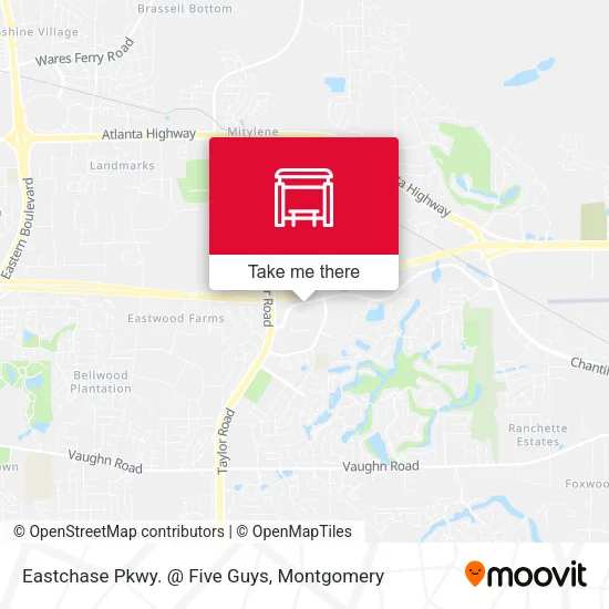 Eastchase Pkwy. @ Five Guys map