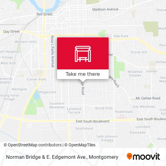 Norman Bridge & E. Edgemont Ave. map