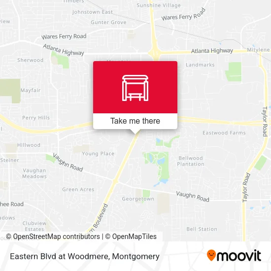 Eastern Blvd at Woodmere map