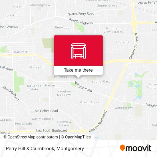 Perry Hill & Cairnbrook map
