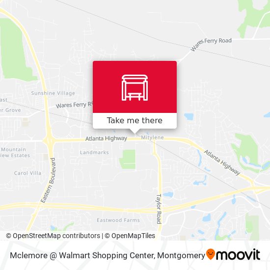 Mclemore @ Walmart Shopping Center map