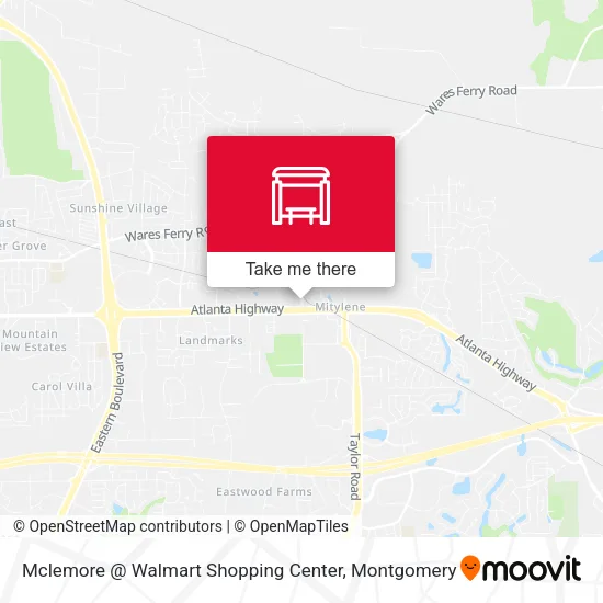 Mapa de Mclemore @ Walmart Shopping Center