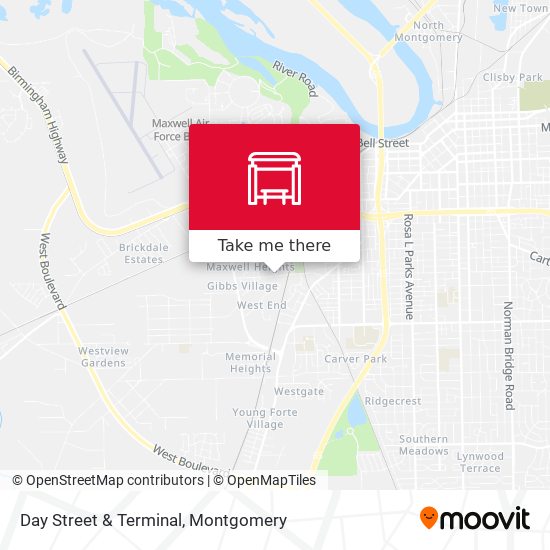 Day Street & Terminal map