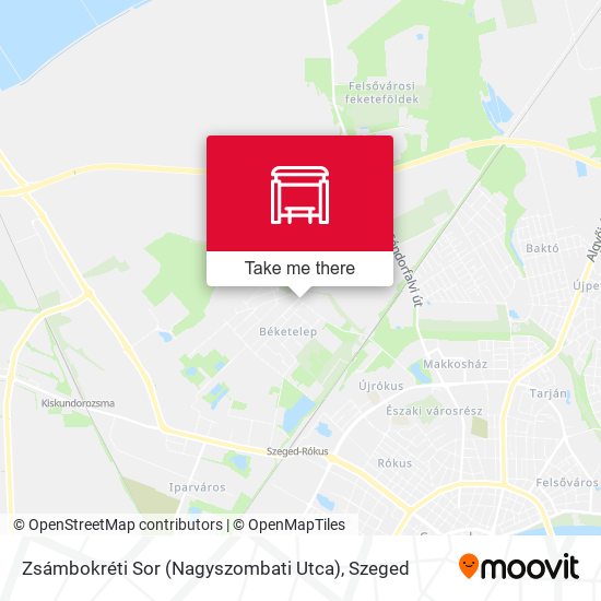 Zsámbokréti Sor (Nagyszombati Utca) map