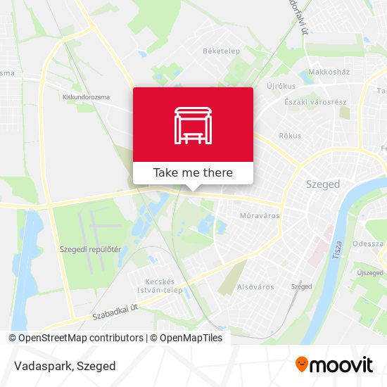 Vadaspark map