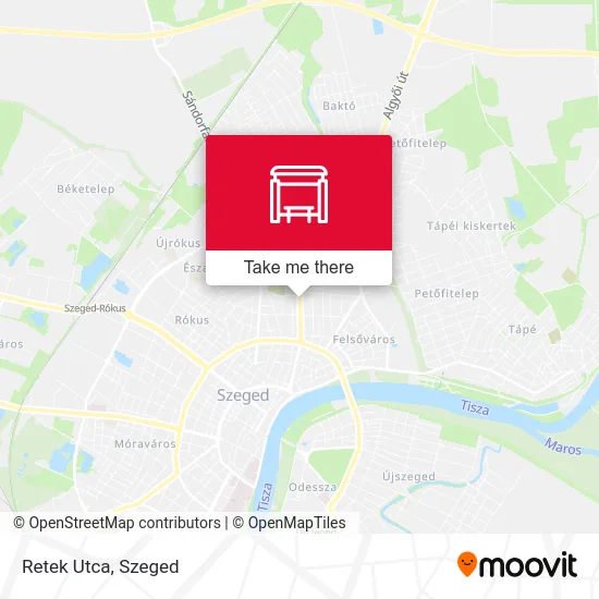 Retek Utca map