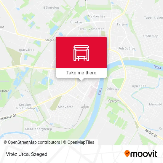 Vitéz Utca map