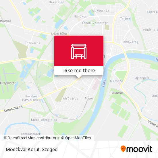 Moszkvai Körút map