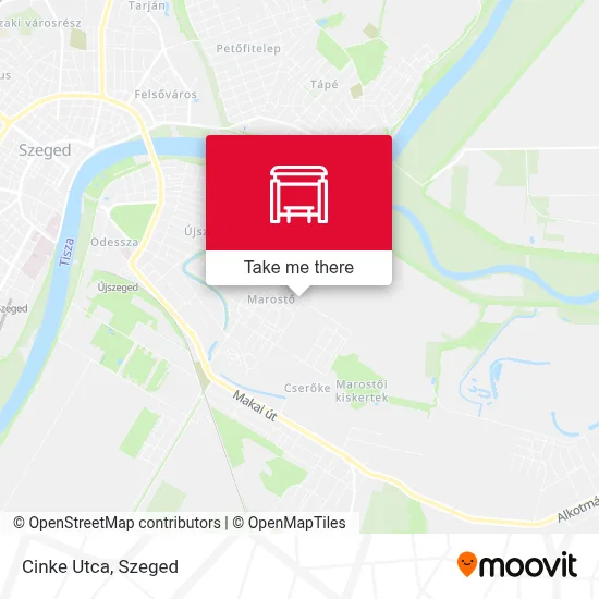 Cinke Utca map
