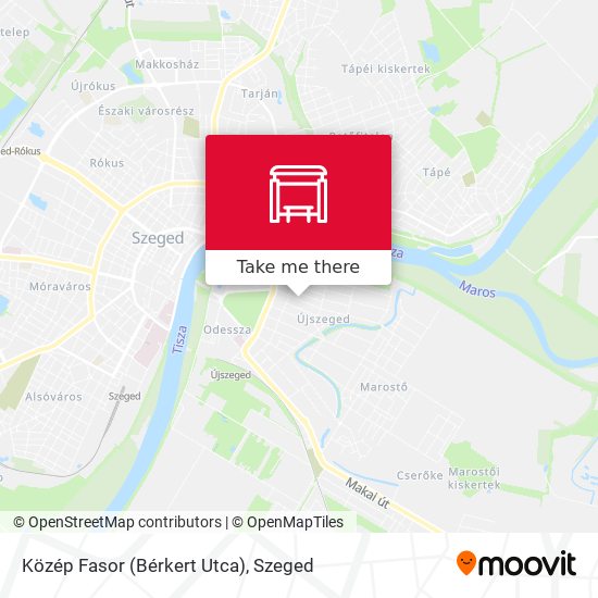 Közép Fasor (Bérkert Utca) map