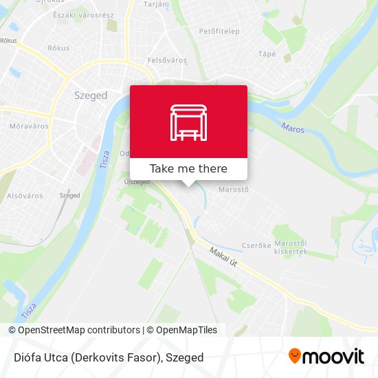 Diófa Utca (Derkovits Fasor) map