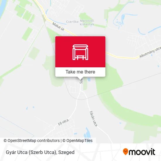 Gyár Utca (Szerb Utca) map