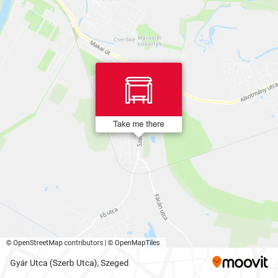 Gyár Utca (Szerb Utca) map