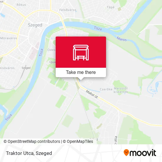 Traktor Utca map