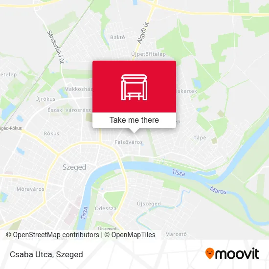 Csaba Utca map