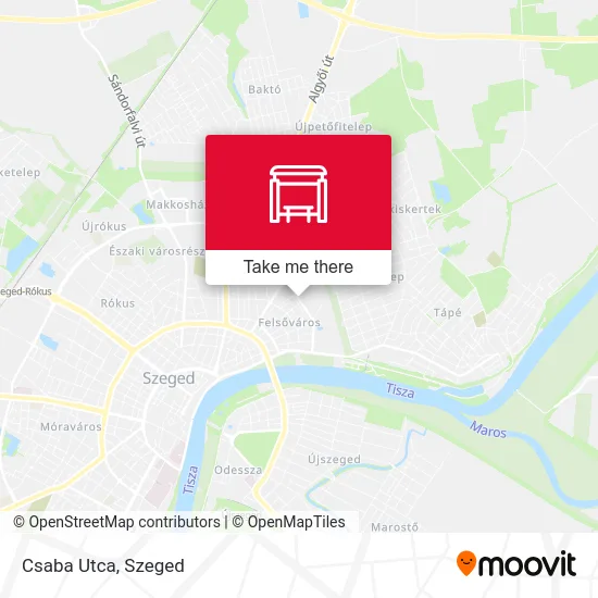 Csaba Utca map