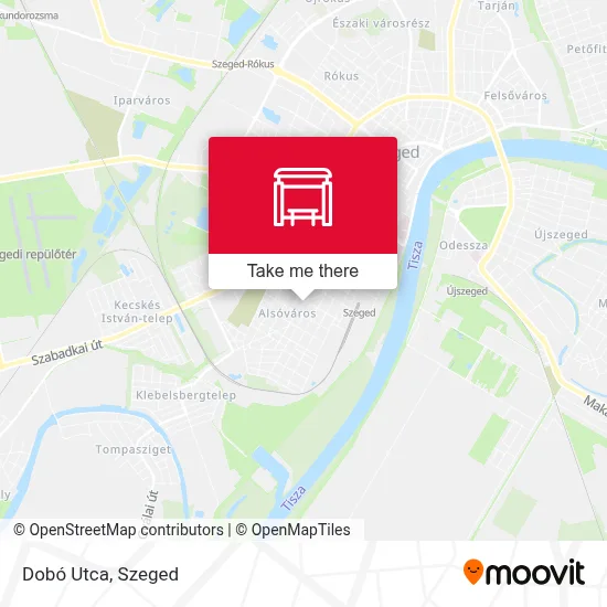 Dobó Utca map