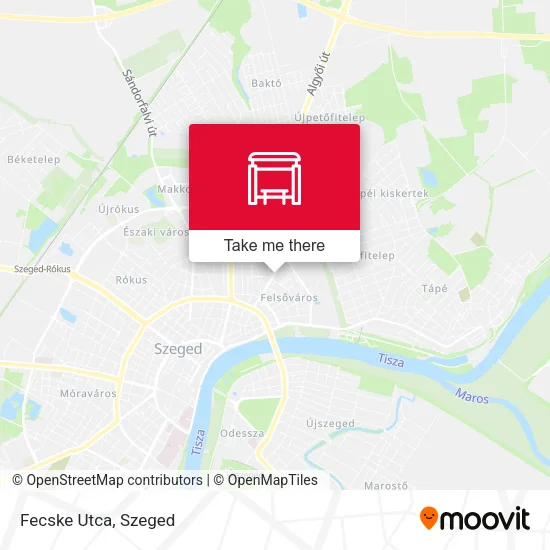 Fecske Utca map