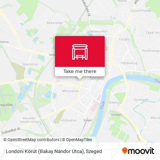 Londoni Körút (Bakay Nándor Utca) map