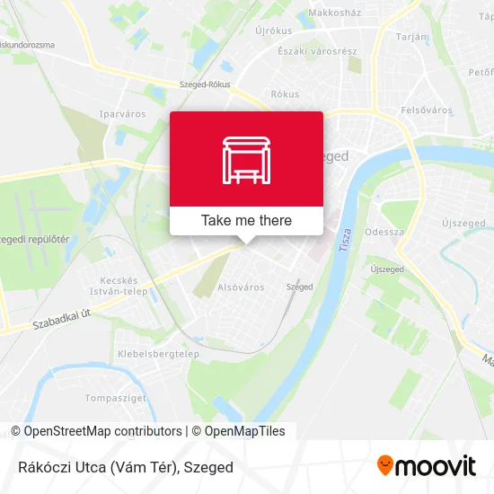 Rákóczi Utca (Vám Tér) map