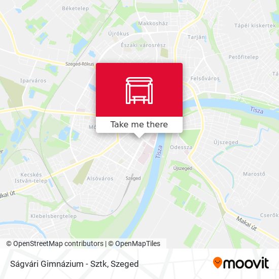 Ságvári Gimnázium - Sztk map