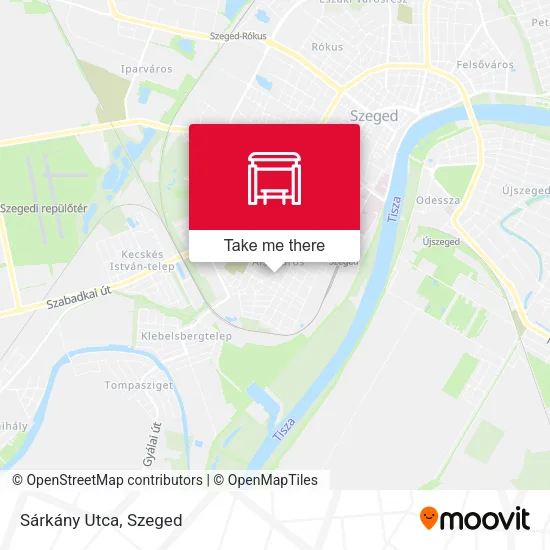 Sárkány Utca map