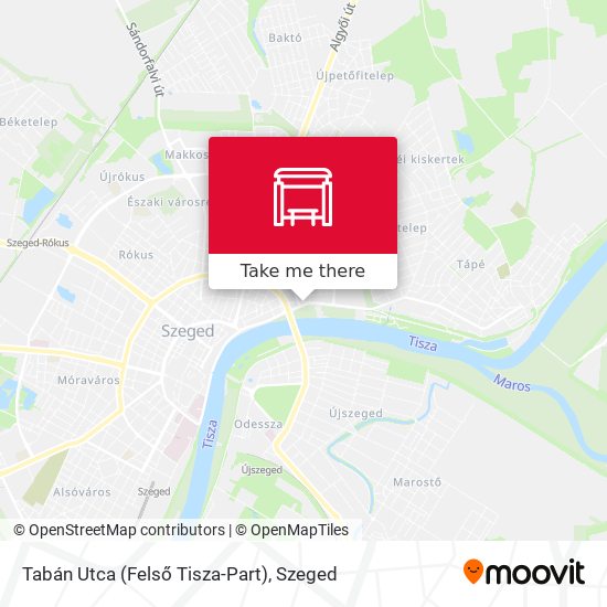 Tabán Utca (Felső Tisza-Part) map